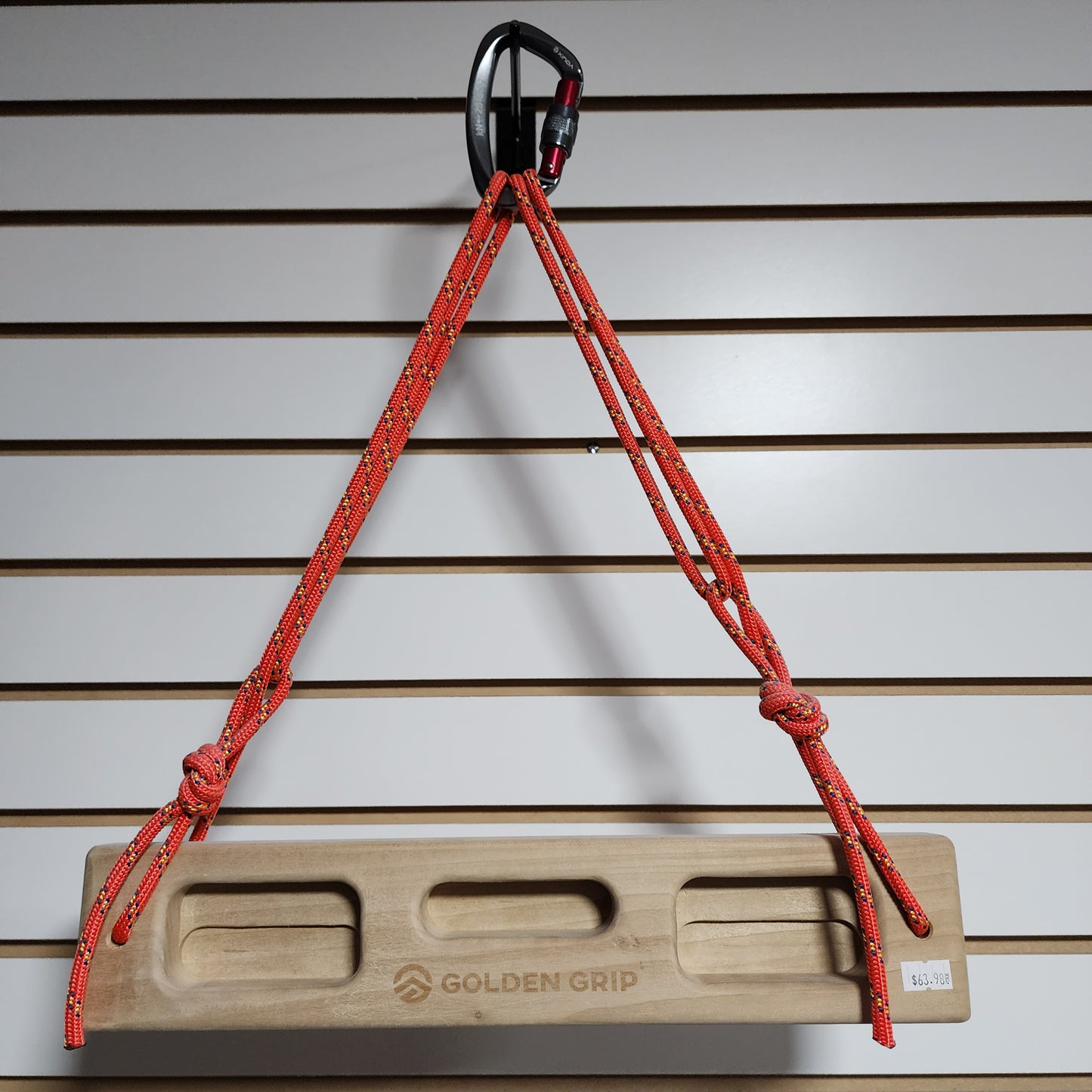 Golden Grip Portable Hangboard: Sunset