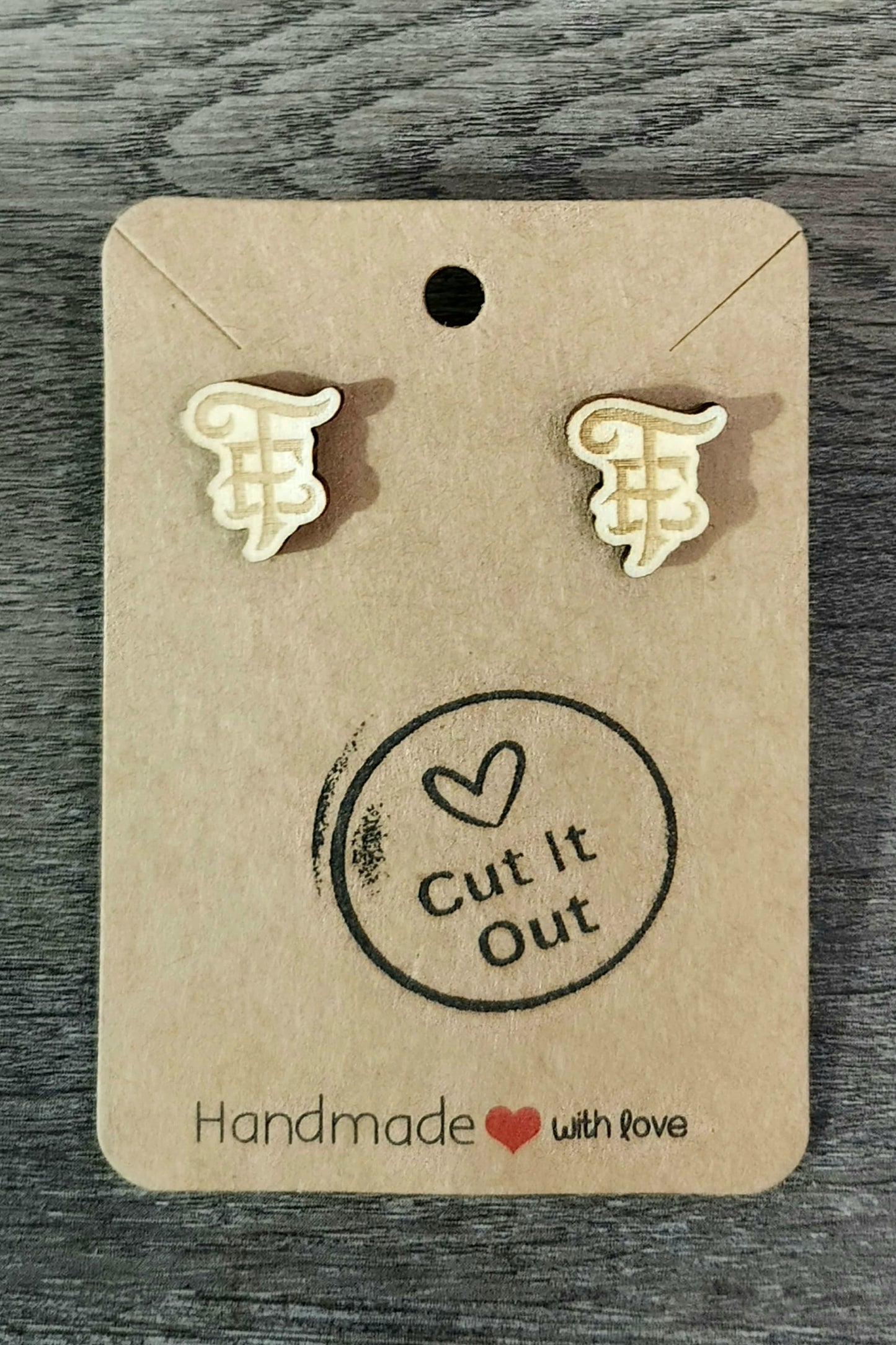 TE Logo Earrings
