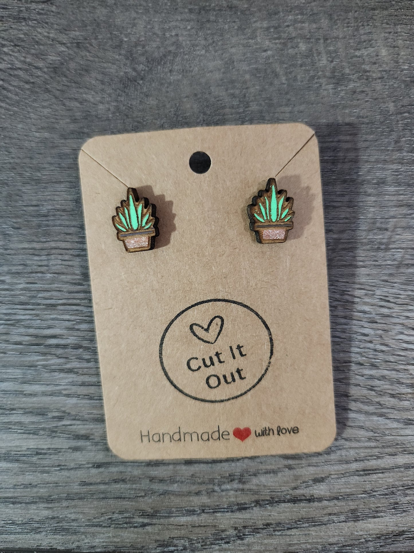 Plant Earrings