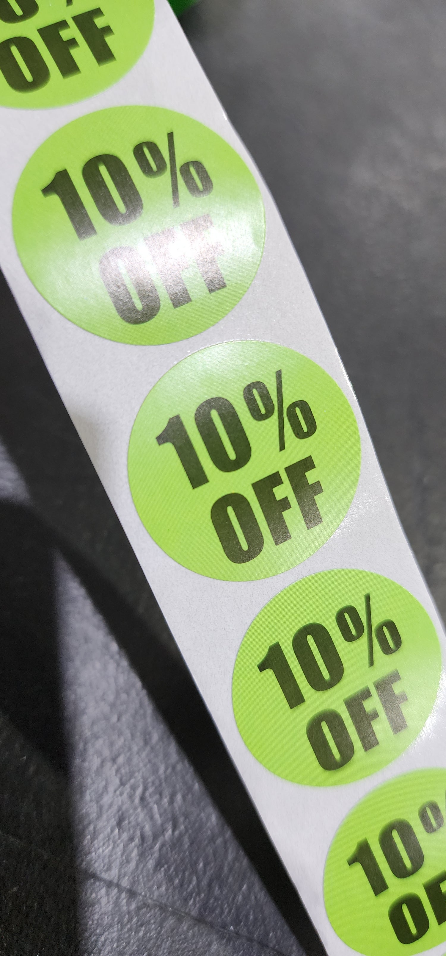 CLEARANCE | 10% OFF | Lime Green Sticker