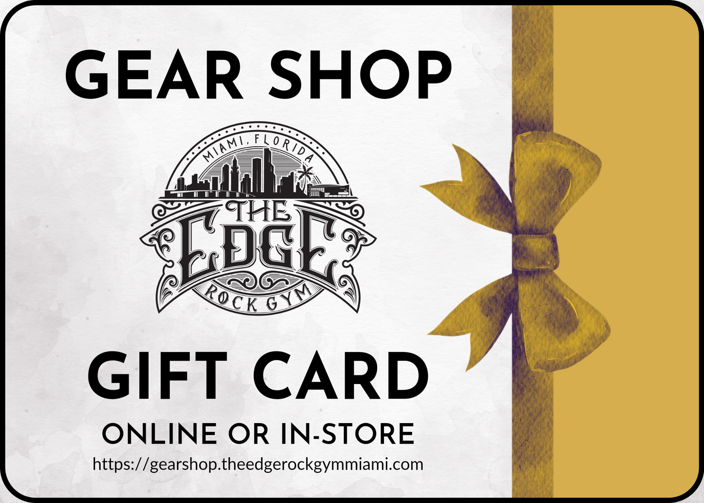 Gear Shop Gift Card